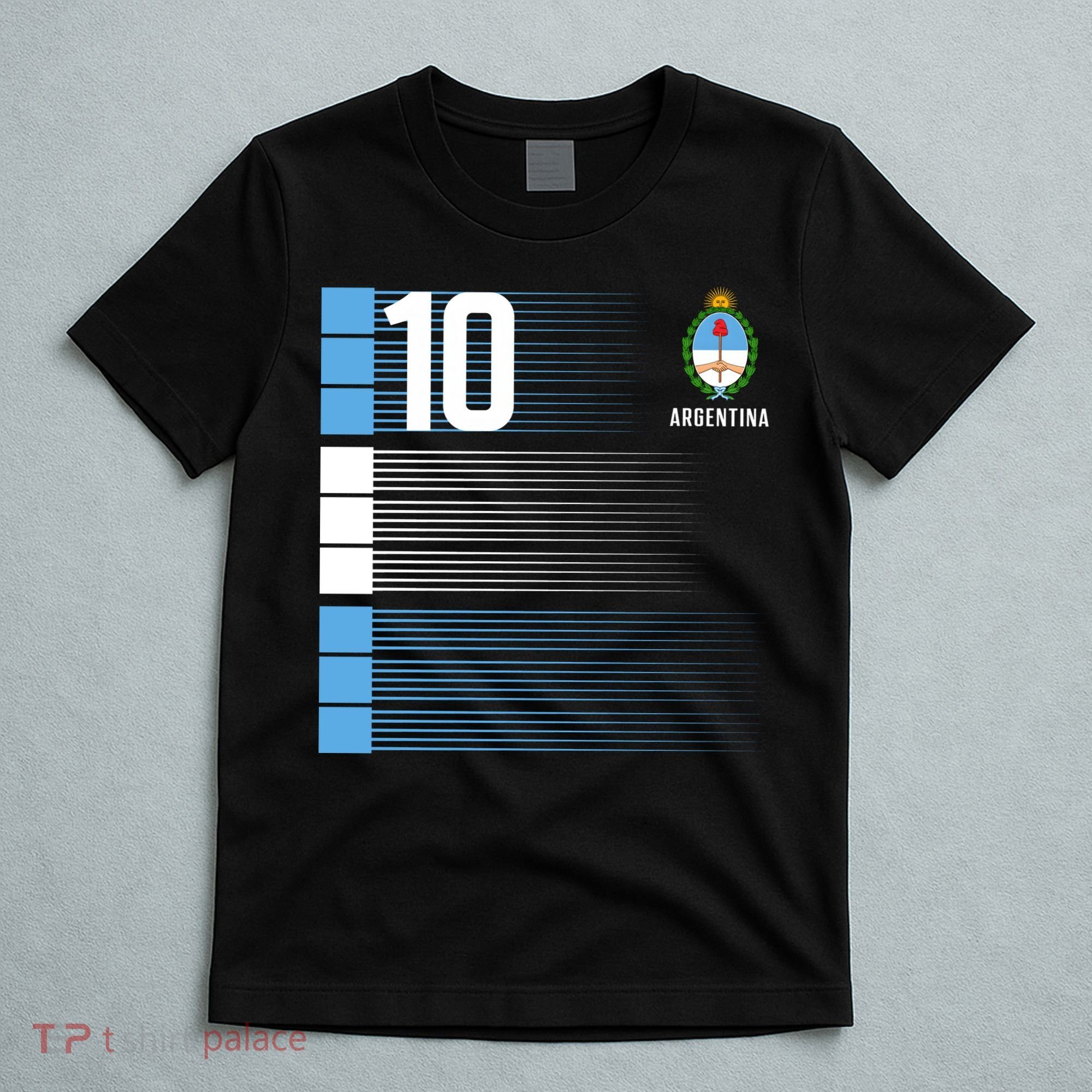 Argentina Jersey 10 Soccer World T-Shirt