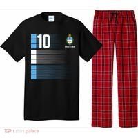 Argentina Jersey 10 Soccer World Pajama Set thumb 0