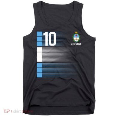Argentina Jersey 10 Soccer World Tank Top