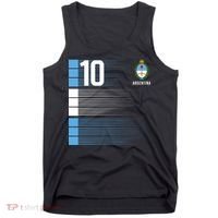 Argentina Jersey 10 Soccer World Tank Top thumb 0