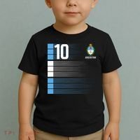Argentina Jersey 10 Soccer World Toddler T-Shirt thumb 2