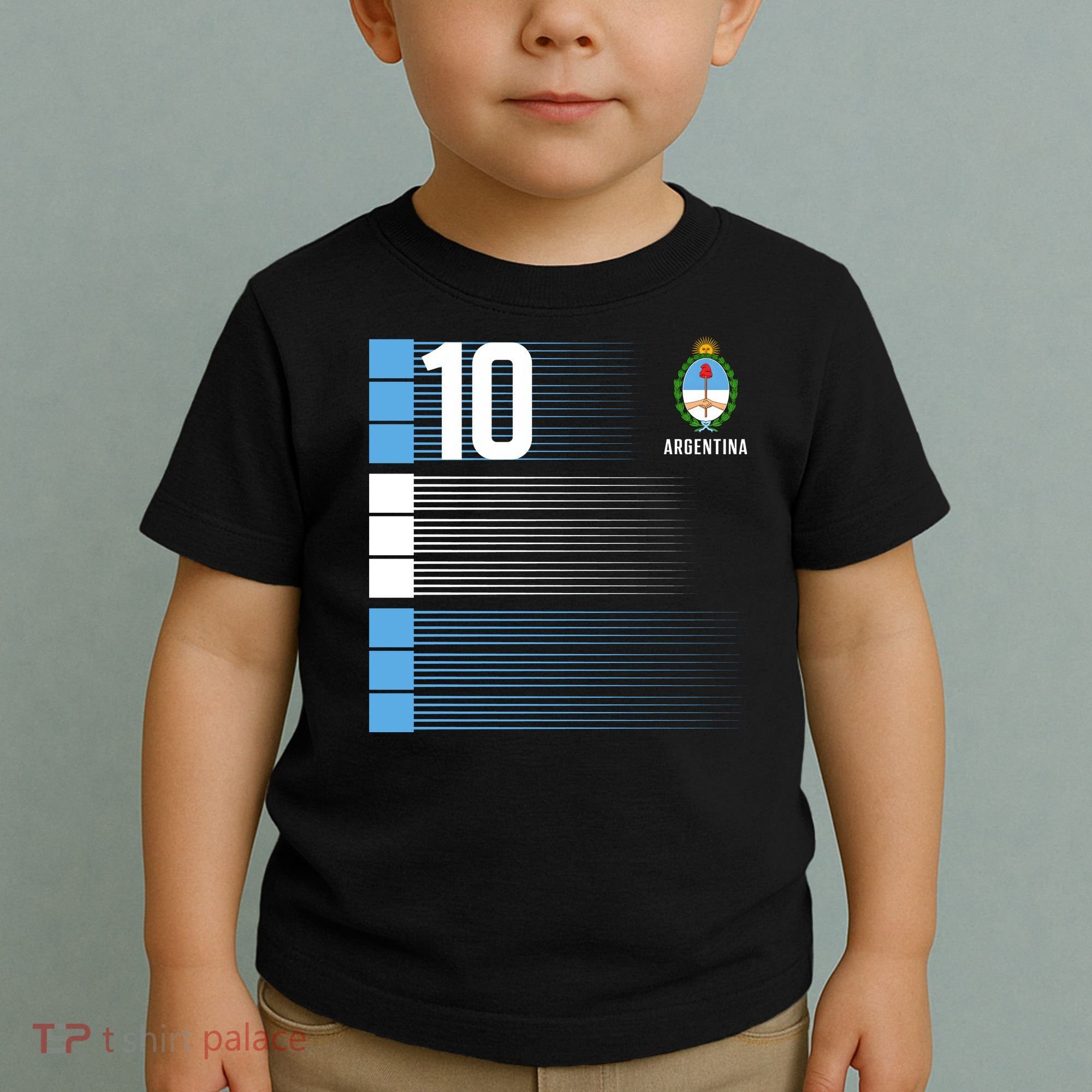 Argentina Jersey 10 Soccer World Toddler T-Shirt