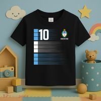 Argentina Jersey 10 Soccer World Toddler T-Shirt thumb 3