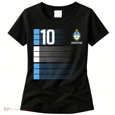 Argentina Jersey 10 Soccer World Women's T-Shirt