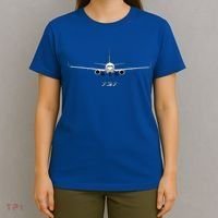 Airline Jet 737 Aircraft Passenger Aircraft T-Shirt thumb 4