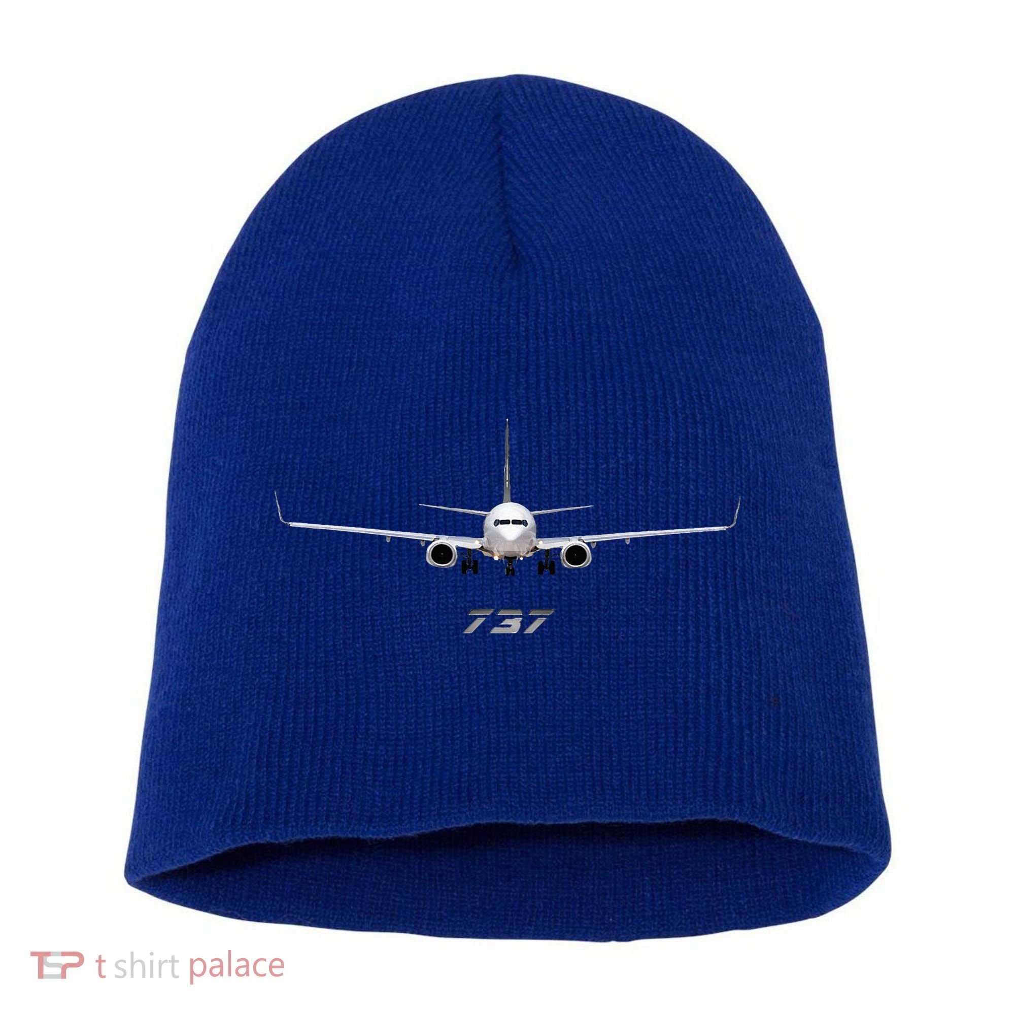Airline Jet 737 Aircraft Passenger Aircraft Short Acrylic Beanie