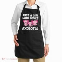 Axolotl  Just a  Who Loves Axolotls  Apron thumb 2