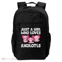 Axolotl  Just a  Who Loves Axolotls  Backpack thumb 0
