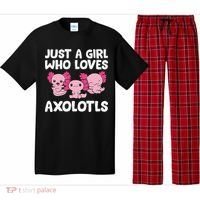 Axolotl  Just a  Who Loves Axolotls  Pajama Set thumb 0