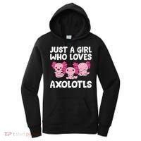 Axolotl  Just a  Who Loves Axolotls  Women's Hoodie thumb 0