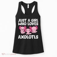 Axolotl  Just a  Who Loves Axolotls  Women's Tank Top thumb 0