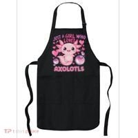 Axolotl Just A Girl Who Loves Axolotls Apron thumb 0