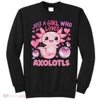 Axolotl Just A Girl Who Loves Axolotls Sweatshirt thumb 0