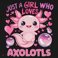 Axolotl Just A Girl Who Loves Axolotls Baby Bodysuit thumb 2