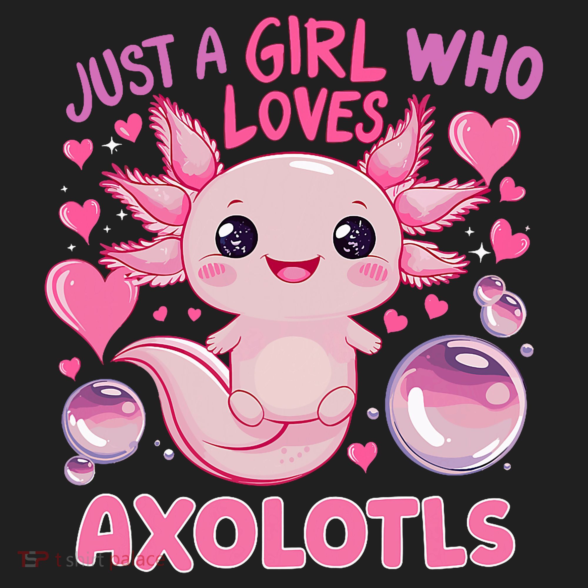 Axolotl Just A Girl Who Loves Axolotls Golf Towel