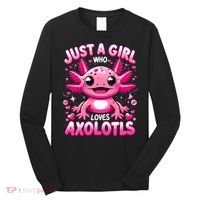 Axolotl Just A Girl Who Loves Axolotls  Long Sleeve Shirt thumb 0