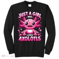 Axolotl Just A Girl Who Loves Axolotls  Sweatshirt thumb 0