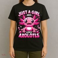 Axolotl Just A Girl Who Loves Axolotls  T-Shirt thumb 4
