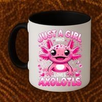 Axolotl Just A Girl Who Loves Axolotls  Coffee Mug thumb 2