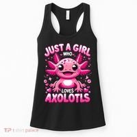 Axolotl Just A Girl Who Loves Axolotls  Women's Tank Top thumb 0
