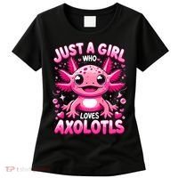 Axolotl Just A Girl Who Loves Axolotls  Women's T-Shirt thumb 0