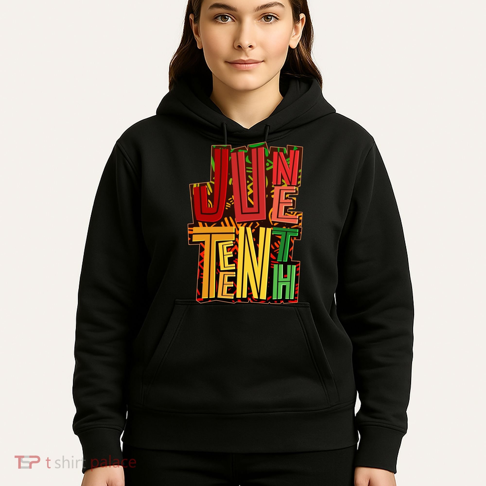 Abstract Juneteenth African Pattern Hoodie