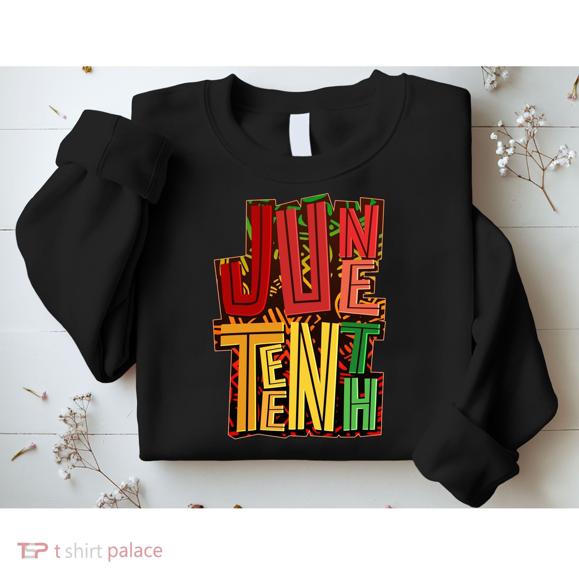 Abstract Juneteenth African Pattern Sweatshirt