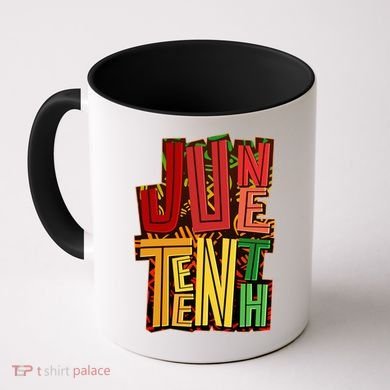 Abstract Juneteenth African Pattern Coffee Mug