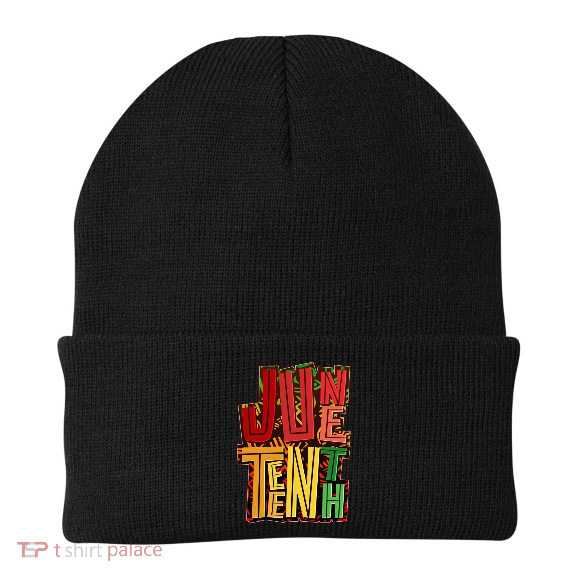 Abstract Juneteenth African Pattern Beanie