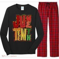 Abstract Juneteenth African Pattern Long Sleeve Pajama Set thumb 0