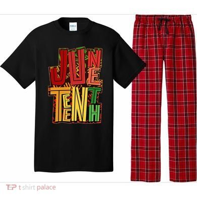 Abstract Juneteenth African Pattern Pajama Set