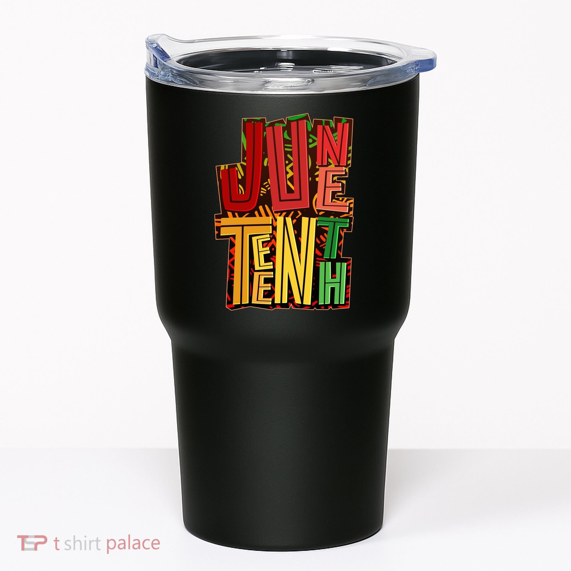 Abstract Juneteenth African Pattern Tumbler