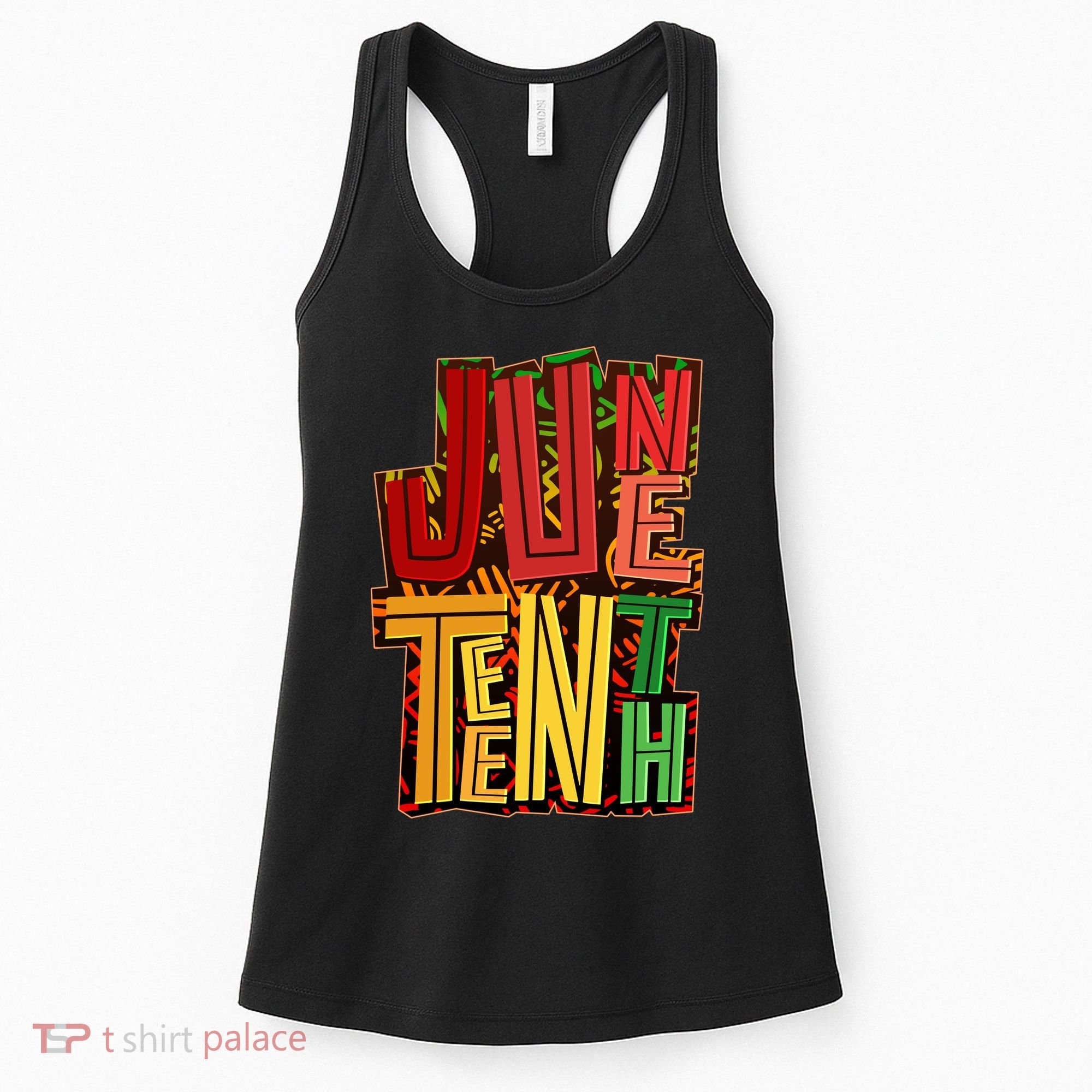 Abstract Juneteenth African Pattern Women's Tank Top