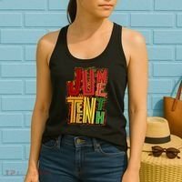Abstract Juneteenth African Pattern Women's Tank Top thumb 2