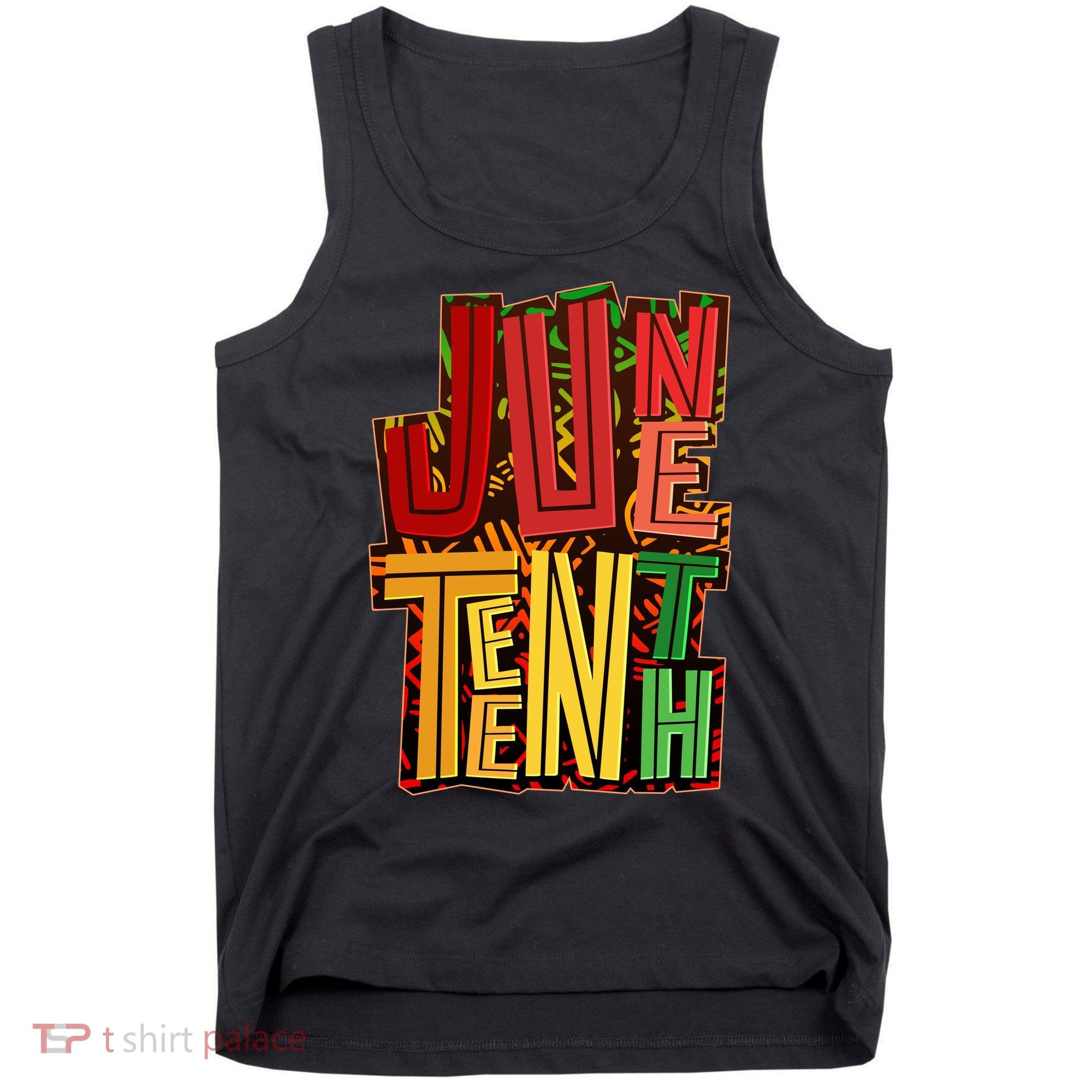Abstract Juneteenth African Pattern Tank Top