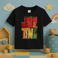 Abstract Juneteenth African Pattern Toddler T-Shirt thumb 3
