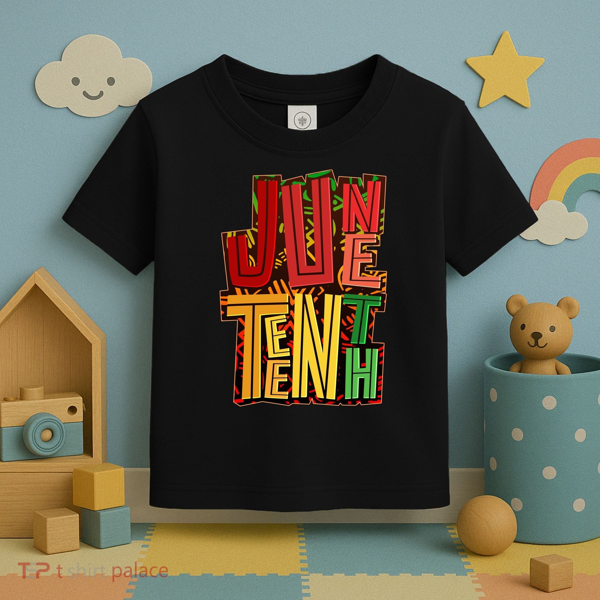 Abstract Juneteenth African Pattern Toddler T-Shirt