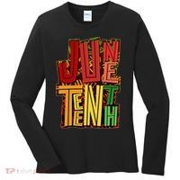 Abstract Juneteenth African Pattern Women's Long Sleeve Shirt thumb 0