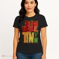 Abstract Juneteenth African Pattern Women's T-Shirt thumb 4