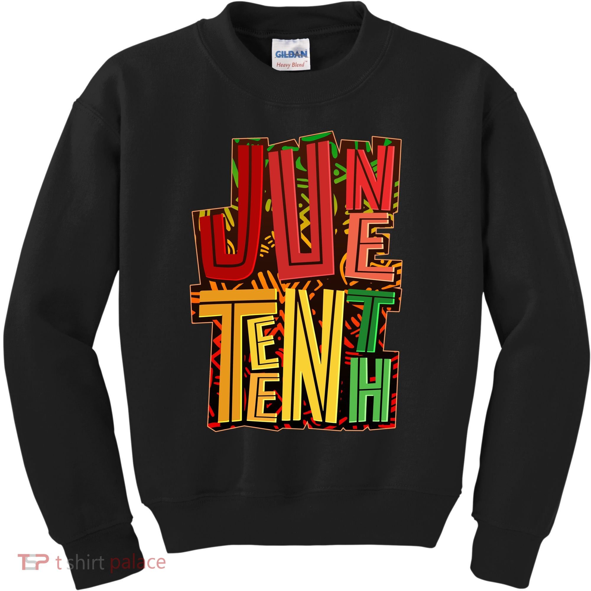 Abstract Juneteenth African Pattern Kids Sweatshirt