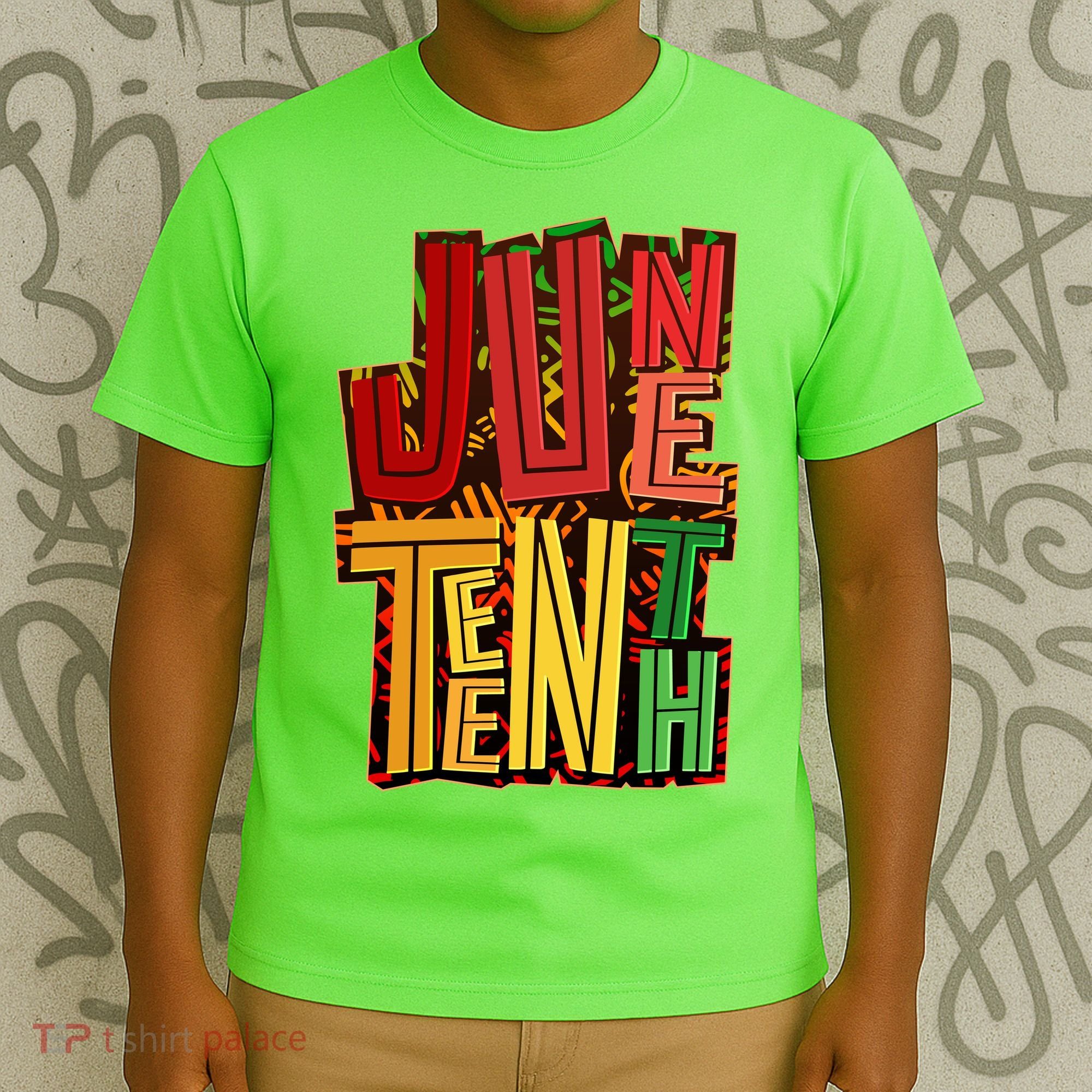 Abstract Juneteenth African Pattern T-Shirt