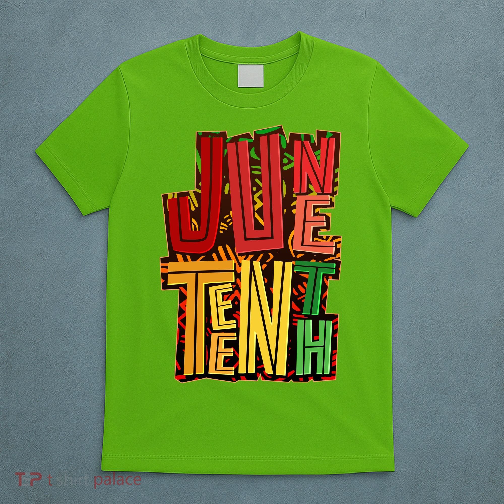 Abstract Juneteenth African Pattern T-Shirt