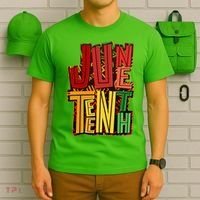 Abstract Juneteenth African Pattern T-Shirt thumb 6