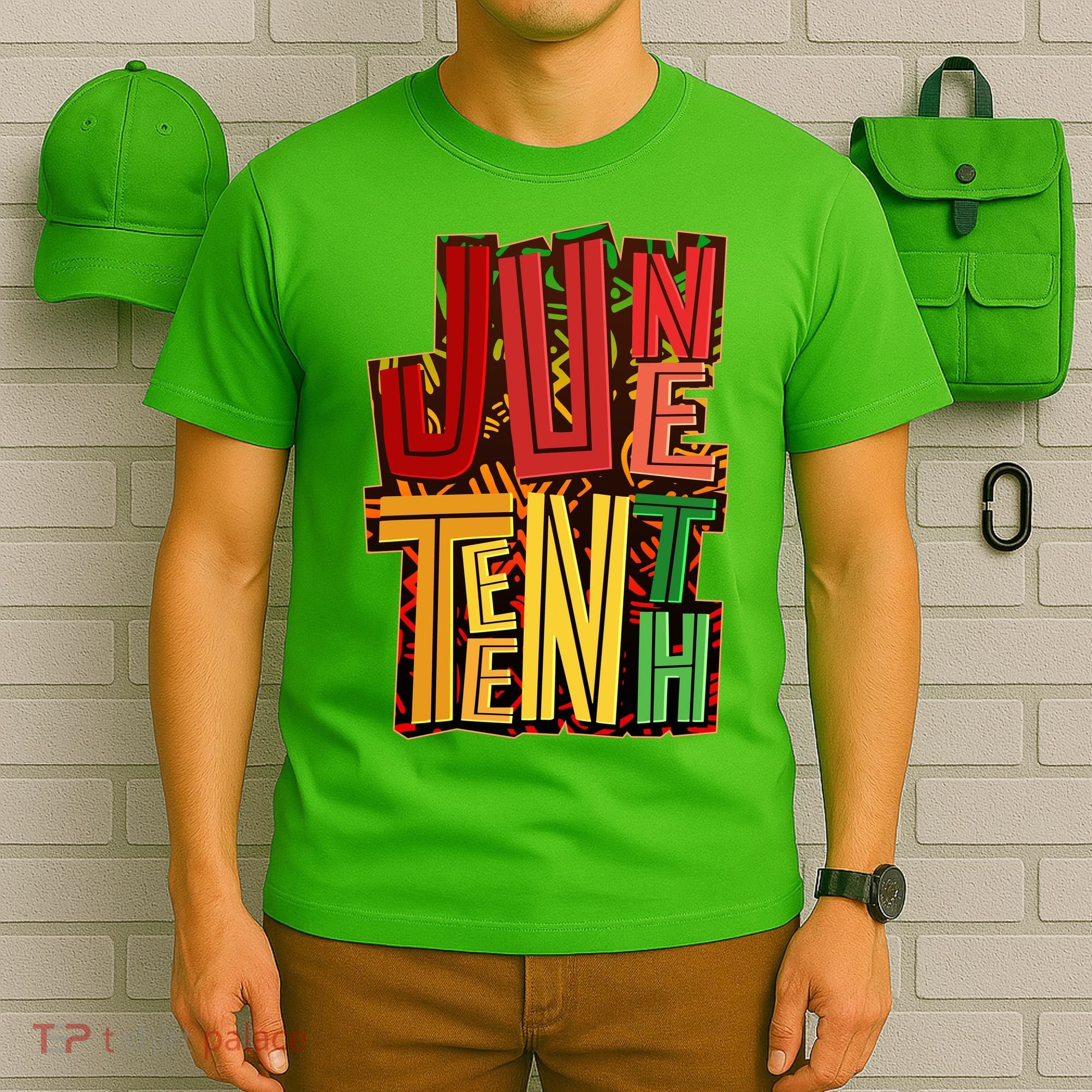 Abstract Juneteenth African Pattern T-Shirt