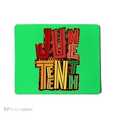 Abstract Juneteenth African Pattern Mousepad