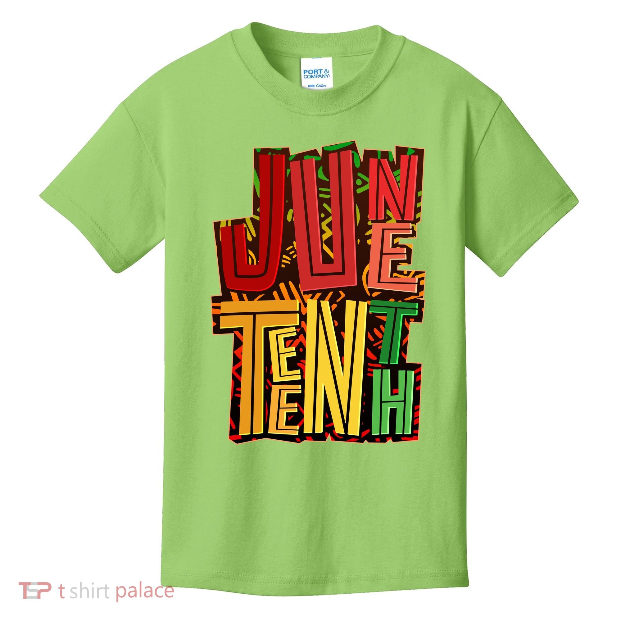 Abstract Juneteenth African Pattern Kids T-Shirt