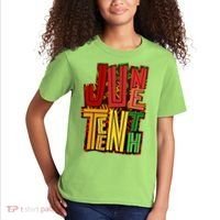 Abstract Juneteenth African Pattern Kids T-Shirt thumb 2