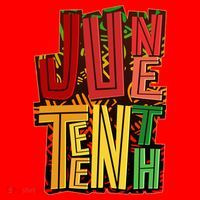 Abstract Juneteenth African Pattern Santa Hat thumb 1