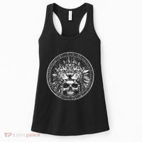 Aztec Jaguar Ancient Warrior Native Mexican Mythology Women's Tank Top thumb 0