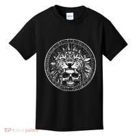 Aztec Jaguar Ancient Warrior Native Mexican Mythology Kids T-Shirt thumb 0